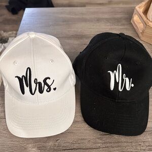 Mr and Mrs hats
